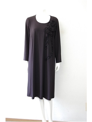 プリンチペッサのベア天竺素材を使用した長袖ワンピース